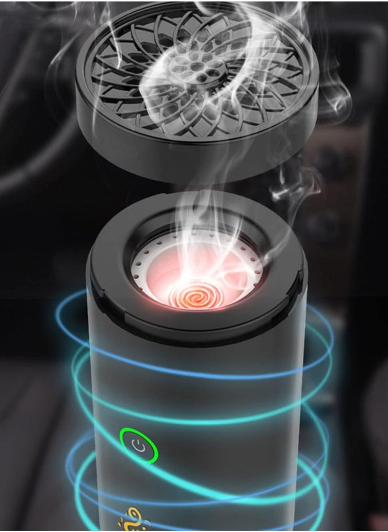 Juud - Juud Portable Electronic Incense Burner With USB Rechargeable Arabian Bakhoor Burner for Home Car and Personal Use-Multipurpose Aroma Diffuser-Fragrance Aromatherapy Ideal for Muslim Ramadan & Daily Use - Image 1