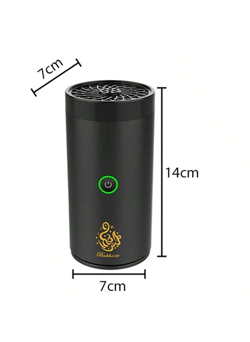Juud - Juud Portable Electronic Incense Burner With USB Rechargeable Arabian Bakhoor Burner for Home Car and Personal Use-Multipurpose Aroma Diffuser-Fragrance Aromatherapy Ideal for Muslim Ramadan & Daily Use - Image 1