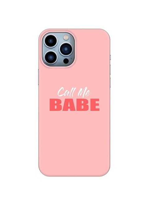 Case Compatible With iPhone 14 Pro Max, Slim Snap Classic Series Mobile Phone Case Cover Hard PC Shield Matte Finish Print [Designed for Apple iPhone 14 Pro Max]-Call me babe