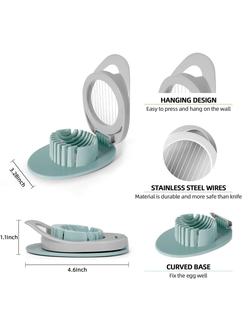 كيلا قطاعة بيض مسلوق، قاطعة بيض للبيض المسلوق، قطاعة بيض مسلوق من أسلاك الفولاذ المقاوم للصدأ، آلة سلطة البيض، قاطعة بيض - Image 3