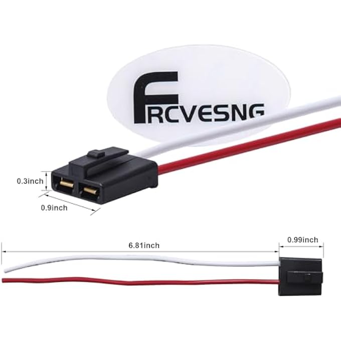 FRCVESNG Alternator Pigtail Connector Replacement, Compatible with 72-88 GM Cars Trucks Wire Harness Replacement for PT2288 - Image 3