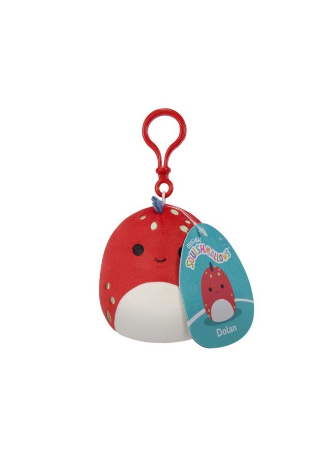 Squishmallows Squishmallows Dolan the Dinosaur Plush Clip-On (8.89 cm) - Image 3