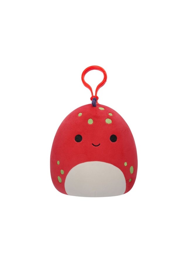 Squishmallows Squishmallows Dolan the Dinosaur Plush Clip-On (8.89 cm) - Image 1
