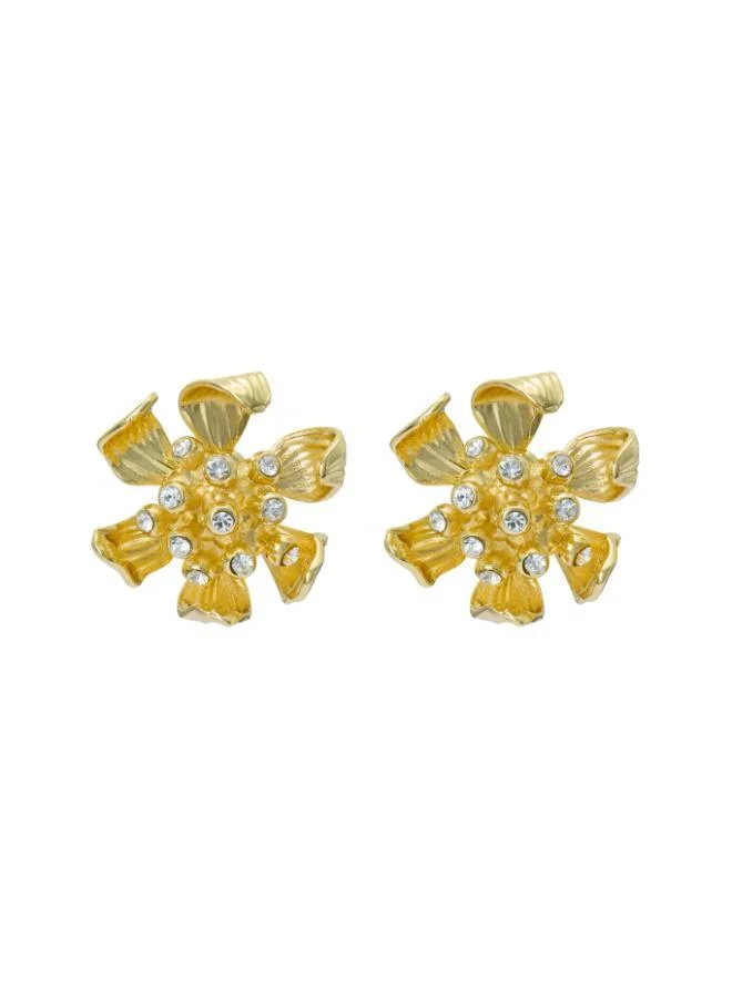 Ted Baker FUTURA: Furled Flower Stud Earrings