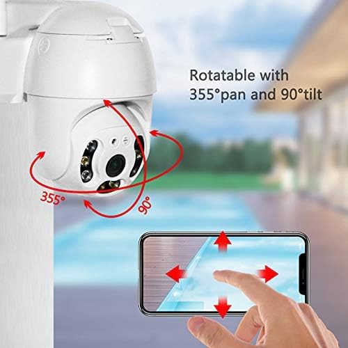 CAMERA DEKHO كاميرا ديخو 360 3 ميجابكسل للمنزل الذكي والمكتب كاميرا واي فاي لاسلكية كاميرا PTZ CCTV 1080p عالية الدقة رؤية ليلية ملونة تتبع تلقائي AI تسجيل بطاقة MicroSD تخزين سحابي مجاني كاميرا تجسس مغناطيسية - Image 5