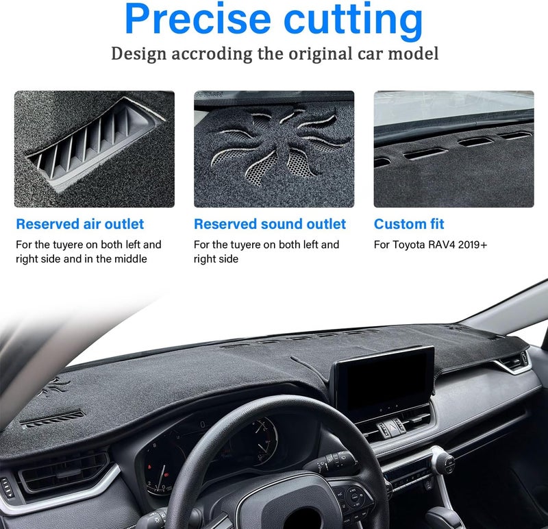 REMOCH Dash Cover for Toyota RAV4 (2019-2025) - Image 3