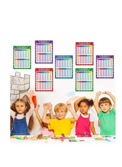 Y&D Educational Posters Extra Large Math Multiplication Division Addition Subtraction Table Chart for Kids Elementary Middle School Classroom 17 x 22 Inch (2 Pieces)  - Image 5