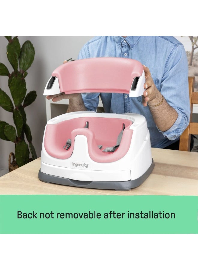 إنجنيونتي كرسي اطعام و مقعد للاطفال 2 في 1 - وردي - 16726 - Image 4