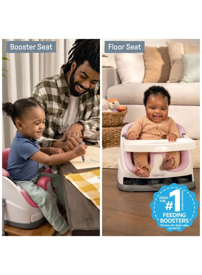 إنجنيونتي كرسي اطعام و مقعد للاطفال 2 في 1 - وردي - 16726 - Image 2