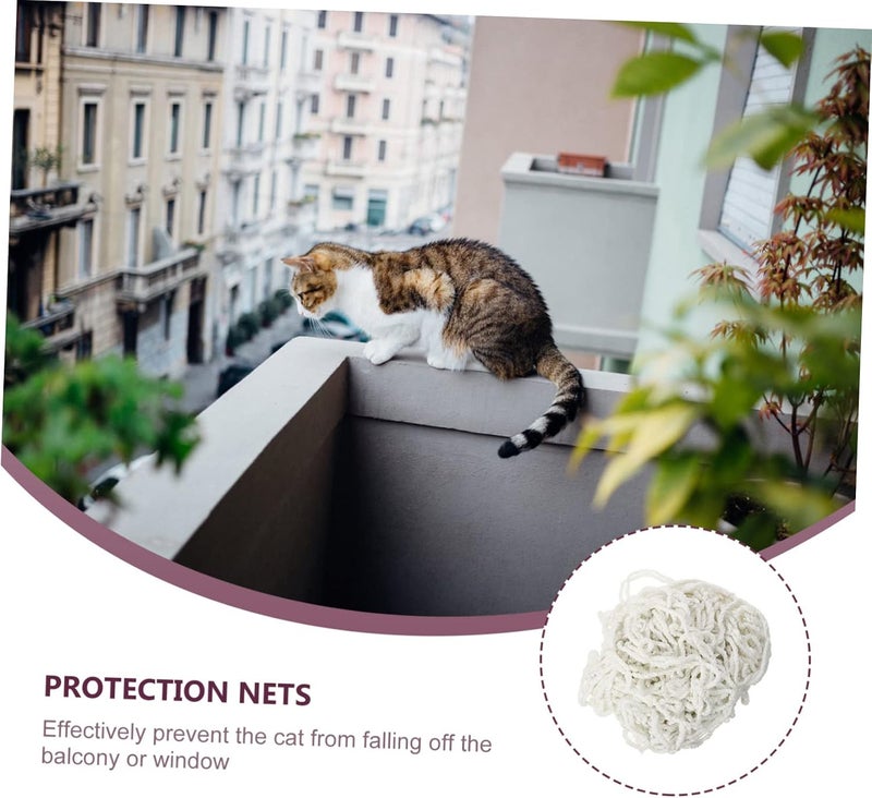 Freeze crack proof Kisangel Household Protective Netting for Pets Fall Cat Dog Mesh for Balconies and Railings Easy to Install Pet Safety Barrier Strong Durable Design for Cats and Dogs Global standard processed material - Image 3