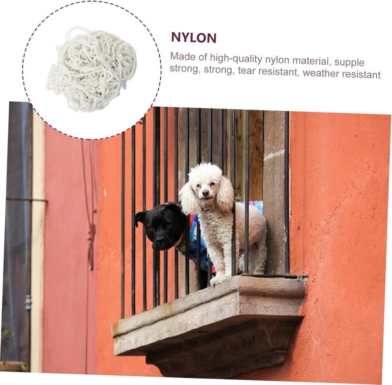 Freeze crack proof Kisangel Household Protective Netting for Pets Fall Cat Dog Mesh for Balconies and Railings Easy to Install Pet Safety Barrier Strong Durable Design for Cats and Dogs Global standard processed material - Image 5