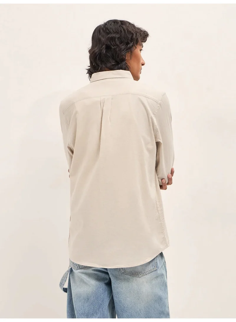 THE BEAR HOUSE  Men’s Long Sleeve Shirt – Classic, Comfortable and Stylish Essential for Work, Travel or Casual Outings for Men | Best Price UAE