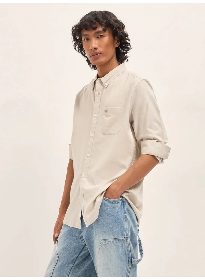 THE BEAR HOUSE  Men’s Long Sleeve Shirt – Classic, Comfortable and Stylish Essential for Work, Travel or Casual Outings for Men | Best Price UAE