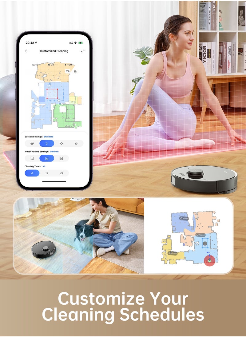 Dreame - Dreame D10s Plus Robot Vacuum Cleaner AI+LDS Fast Mapping 4L Dust Bag 65-day cleaning 5000pa suction 5200mAh 280mins runtime - Image 1