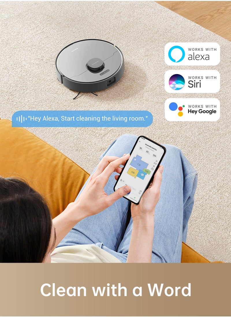 Dreame - Dreame D10s Plus Robot Vacuum Cleaner AI+LDS Fast Mapping 4L Dust Bag 65-day cleaning 5000pa suction 5200mAh 280mins runtime - Image 1
