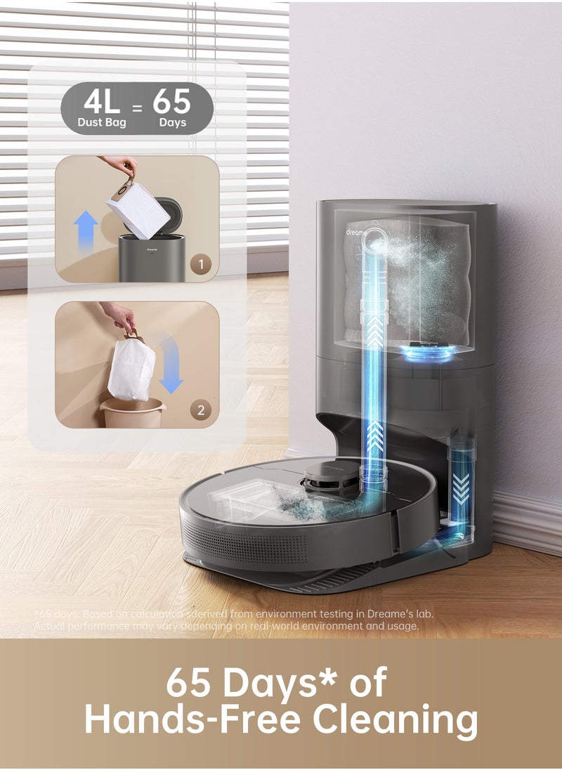 Dreame - Dreame D10s Plus Robot Vacuum Cleaner AI+LDS Fast Mapping 4L Dust Bag 65-day cleaning 5000pa suction 5200mAh 280mins runtime - Image 1