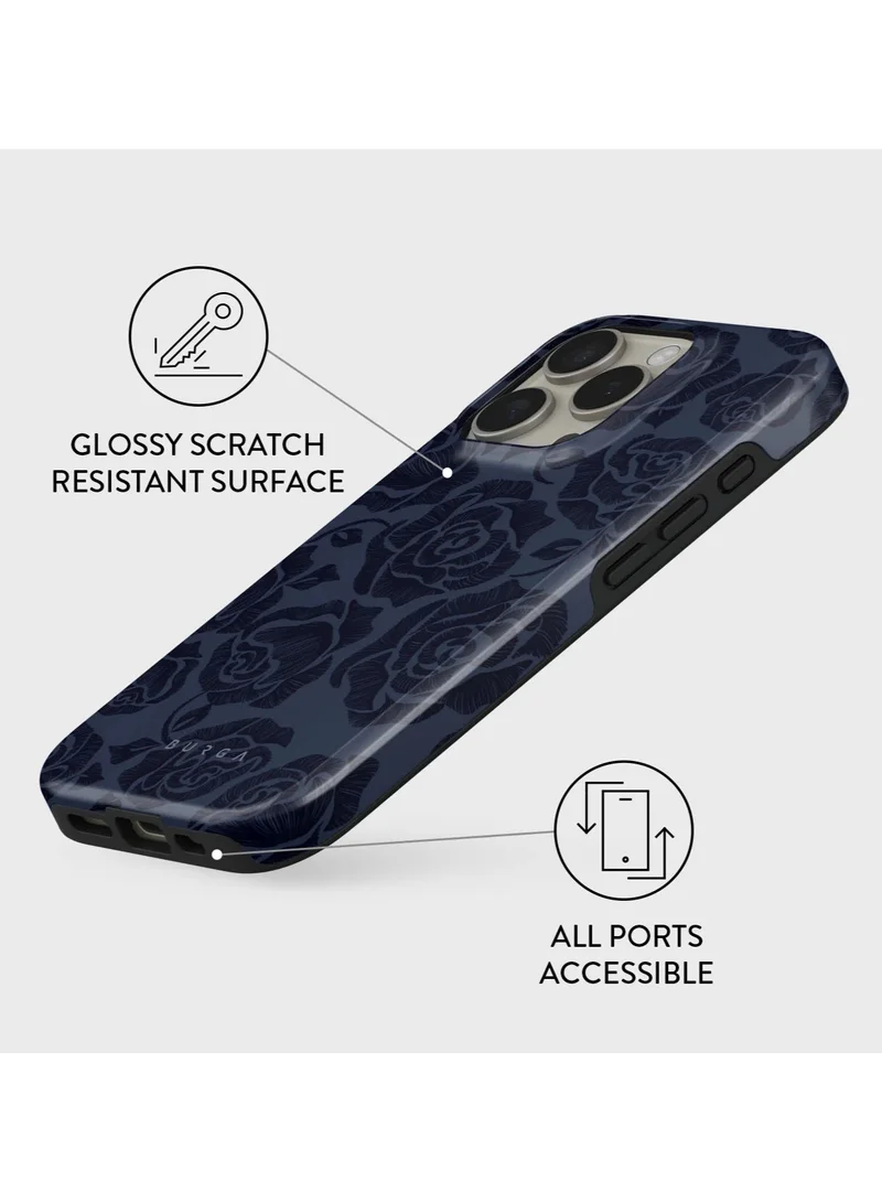 BURGA iPhone 16 Pro Max Case, 2 Piece Hard Shell + TPU Silicone Interior, Shock Absorption, All Port Accessible, Raised Bezel For Screen & Camera Protection, Never Fading HQ Print,Illusion