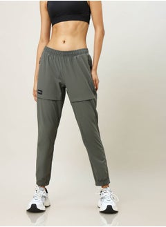 Women's Solid Joggers with Anti Microbial Properties by Styli