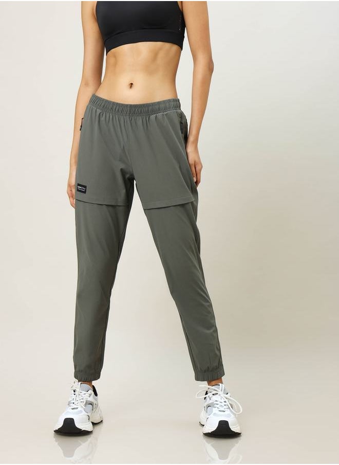 Technosport - Women's Solid Joggers with Anti Microbial Properties by Styli - Image 1