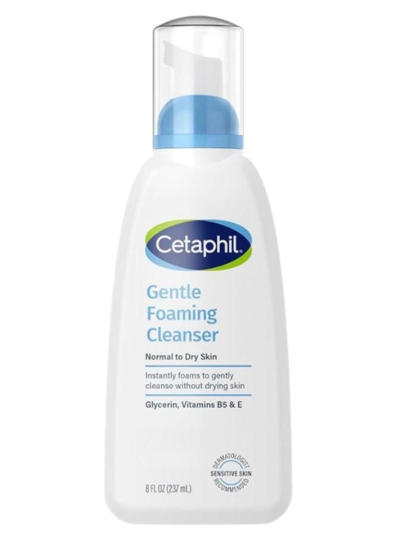 Cetaphil Gentle Foaming Cleanser, Normal To Dry Skin, 8 Fl Oz Packaging May Vary 236ml - Image 1