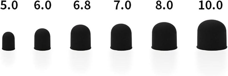 10 Colors 100Pcs Silicone Capacitive Stylus Pen Tips Safe Nibs for Touch Screen - Image 4