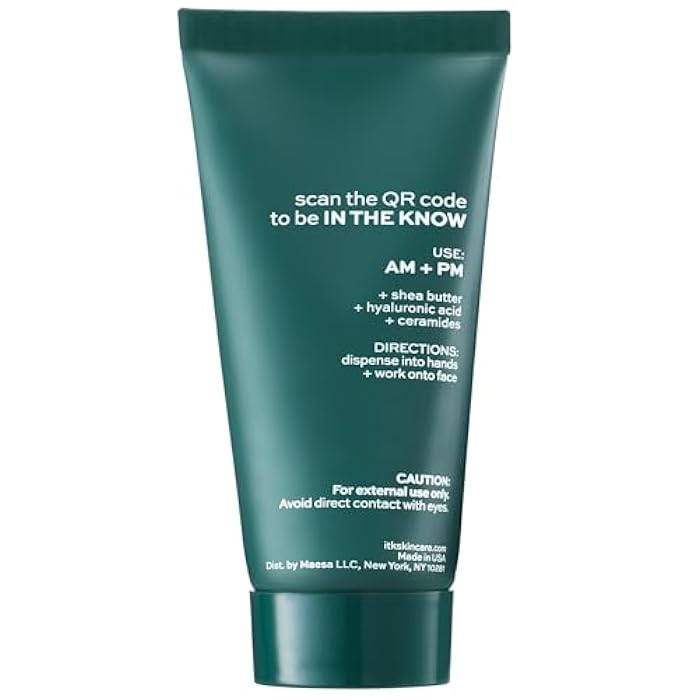 ITK Skincare Deep Moisture Anti Aging Face Cream With Hyaluronic Acid + Ceramides + Shea Butter For Nourishing Rich Hydration - Reduce Fine Lines + Wrinkles - Moisturize + Smooth Dry Skin - Image 2