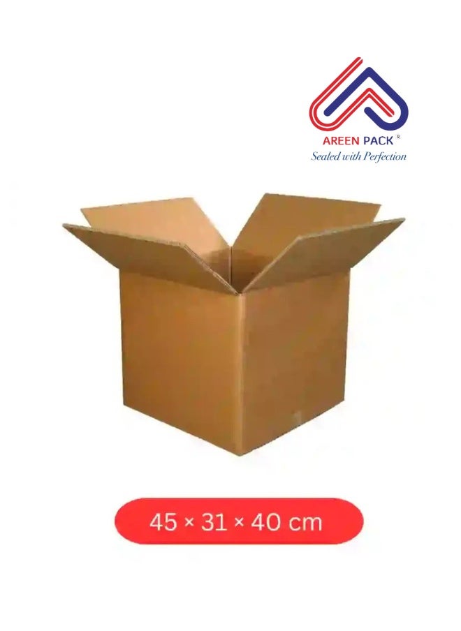 AREEN PACK - AREEN PACK Carton Box Set of 1 Piece, 45x31x40cm, 5-Ply - Image 1