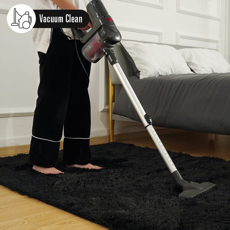 Amearea Premium Soft Fluffy Area Prug Modern Shag Carpet 3 × 5 أقدام سجاد أشعث غامض لغرفة النوم غرفة المعيشة في سن المراهقة ديكور مريح السجاد الفرو الداخلي - Image 3