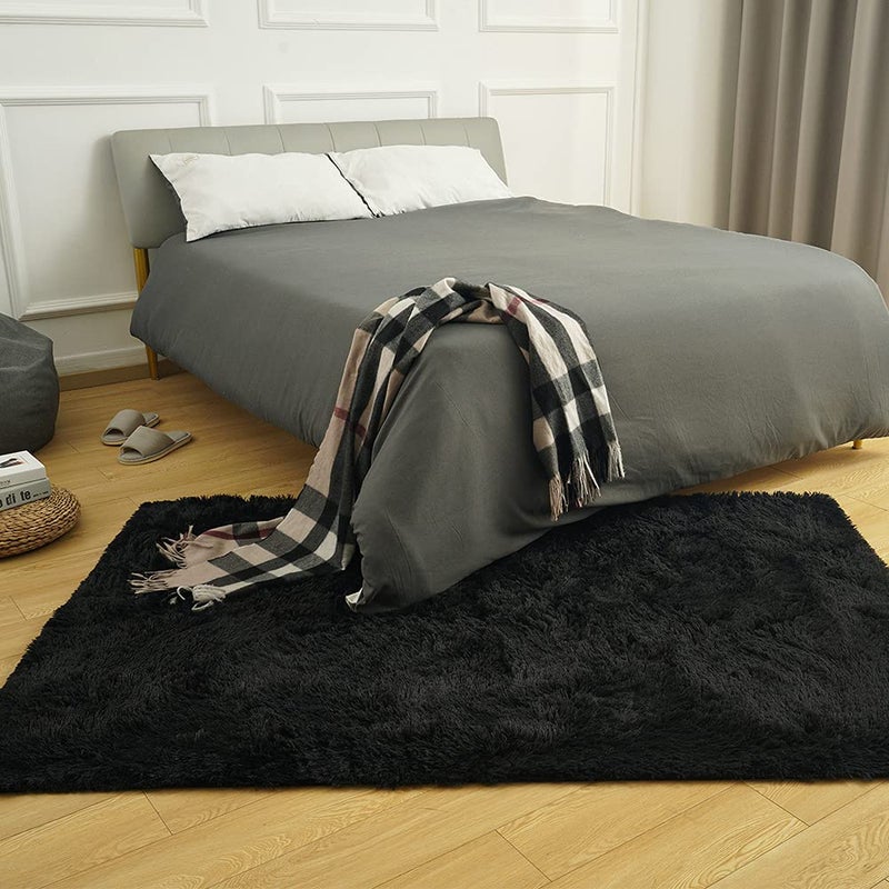 Amearea Premium Soft Fluffy Area Prug Modern Shag Carpet 3 × 5 أقدام سجاد أشعث غامض لغرفة النوم غرفة المعيشة في سن المراهقة ديكور مريح السجاد الفرو الداخلي - Image 1