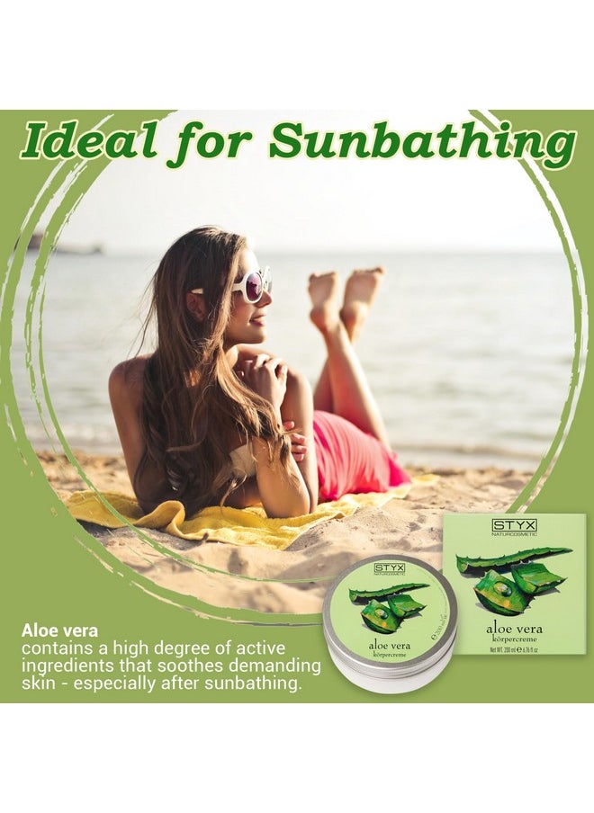 Styx Aloe Vera Body Creamaloe Vera After Sun Lotion For Sunburn Relief With Shea Butter Jojoba Oil Macadamia Oil And Soybean Oilorganic Vegan And Made In Austria  - Image 3