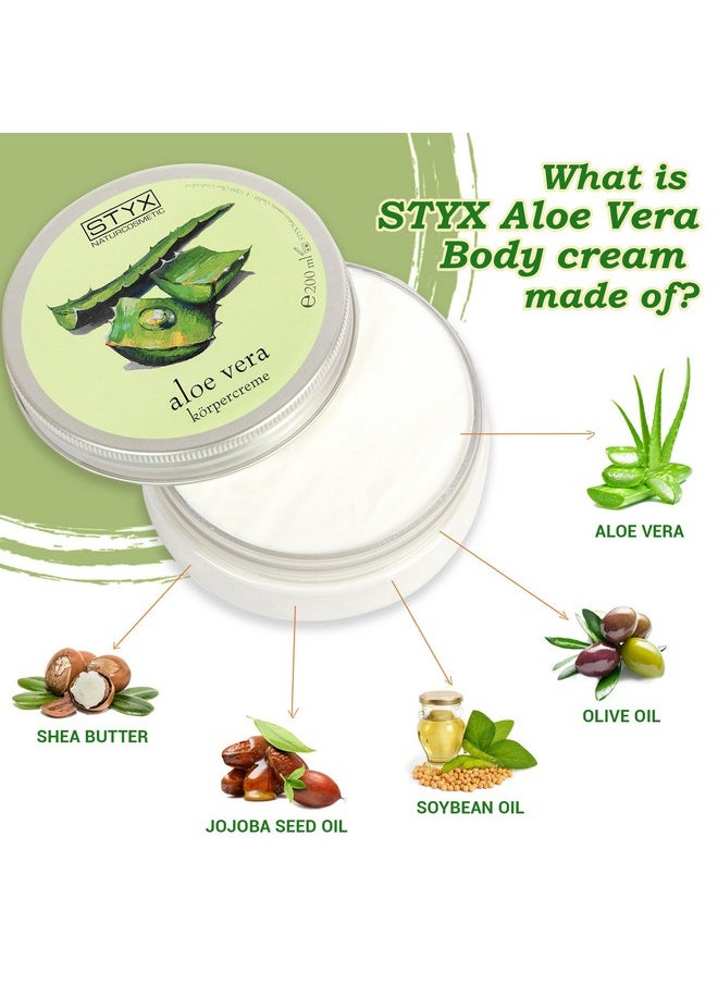 Styx Aloe Vera Body Creamaloe Vera After Sun Lotion For Sunburn Relief With Shea Butter Jojoba Oil Macadamia Oil And Soybean Oilorganic Vegan And Made In Austria  - Image 4