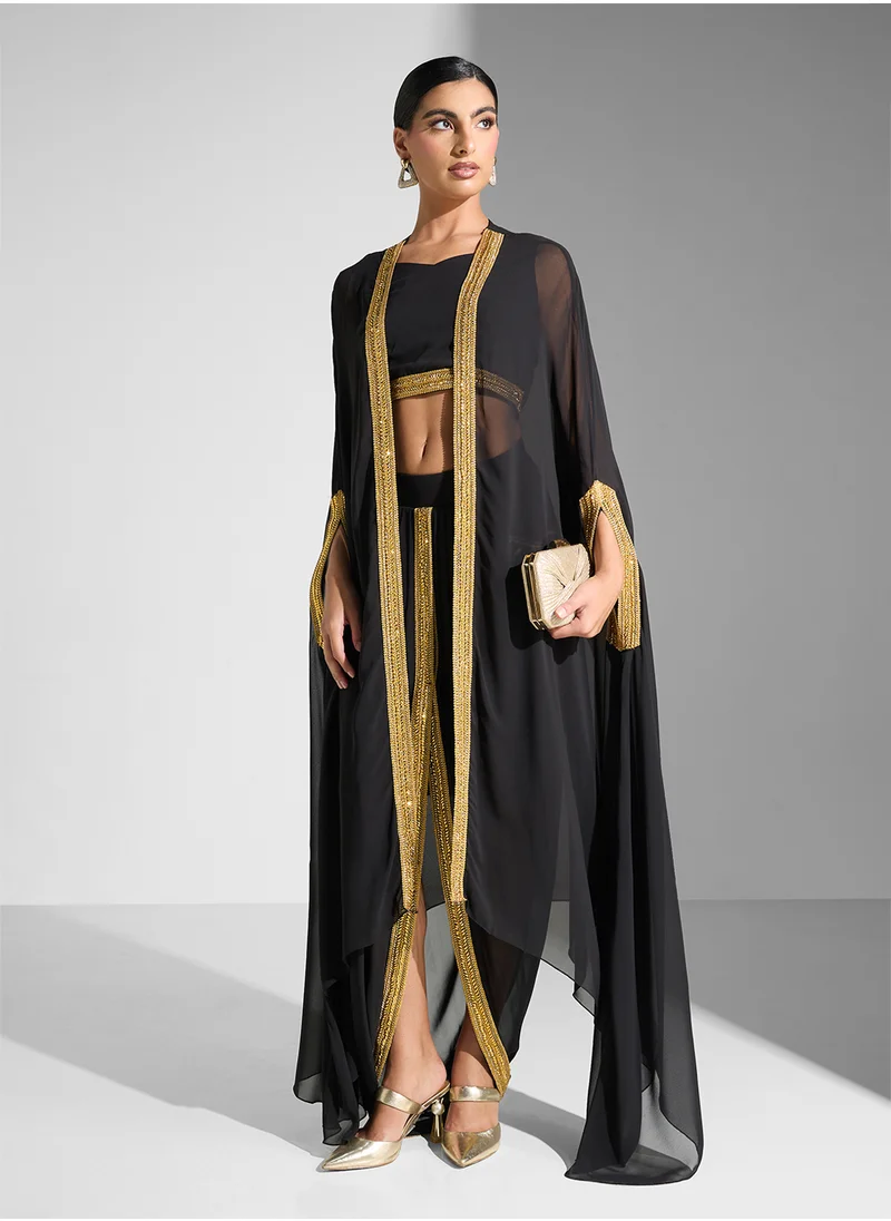 جولدن ابل 3PCS Set Long Sleeves Skirts & Top