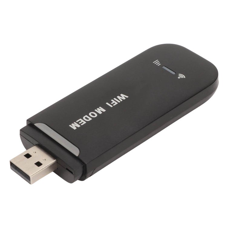 وراوتر واي فاي 4G اسود يحتوي على ما يصل إلى 10 مستخدمين، مستقر ويسهل الاتصال، توصيل USB وشغل فوري، راوتر 4G LTE لنقطة اتصال ساخنة، بطاقة ميكرو سي إم، هاتف، كمبيوتر شخصي - Image 2