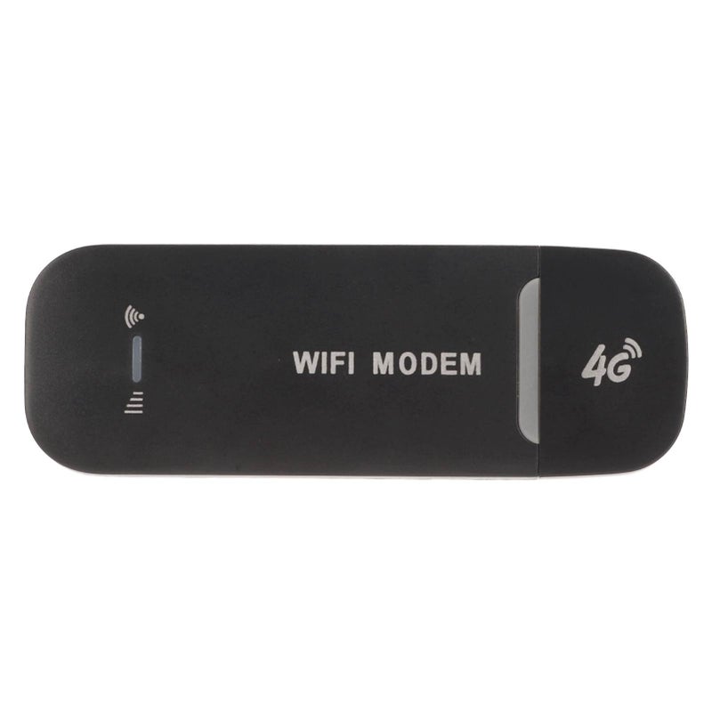 وراوتر واي فاي 4G اسود يحتوي على ما يصل إلى 10 مستخدمين، مستقر ويسهل الاتصال، توصيل USB وشغل فوري، راوتر 4G LTE لنقطة اتصال ساخنة، بطاقة ميكرو سي إم، هاتف، كمبيوتر شخصي - Image 4