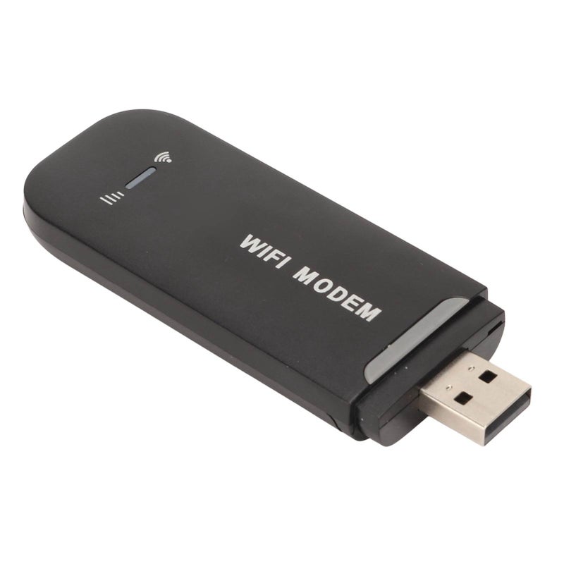 وراوتر واي فاي 4G اسود يحتوي على ما يصل إلى 10 مستخدمين، مستقر ويسهل الاتصال، توصيل USB وشغل فوري، راوتر 4G LTE لنقطة اتصال ساخنة، بطاقة ميكرو سي إم، هاتف، كمبيوتر شخصي - Image 3