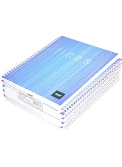 Light FIS LIGHT Pack of 5 Hard Cover Notebook Single Line, 10X8 Inches (25.4 X 20.32 Cm), 100 Sheets -LINB1081601  - Image 1