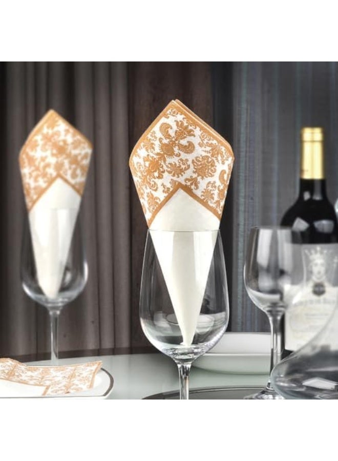 100 قطعة المناديل الملونة ديكور الطباعة منديل المناديل المطبوعة الزفاف منديل الزفاف الديكور الشاي زخارف الحفلات المتاح الأنسجة - Image 2