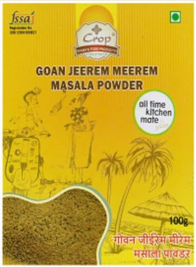 CROP Goan Jeerem Meerem Masala Powder - 100g - Image 1