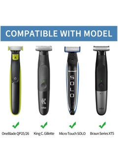 TLAXCA Shaver Case for Philips Norelco One Blade QP2520 QP2530 QP2620 QP2630 , Micro Touch Solo, Braun Series XT5, King C. Gillette Style Master Beard Trimmer, Travel Carrying Case Protective Cover  - Image 2
