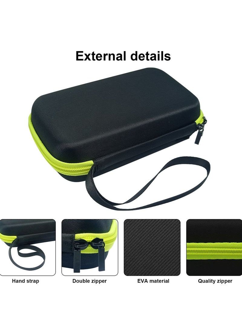 TLAXCA - Shaver Case for Philips Norelco One Blade QP2520 QP2530 QP2620 QP2630 , Micro Touch Solo, Braun Series XT5, King C. Gillette Style Master Beard Trimmer, Travel Carrying Case Protective Cover - Image 1