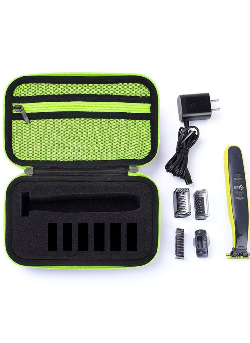 TLAXCA - Shaver Case for Philips Norelco One Blade QP2520 QP2530 QP2620 QP2630 , Micro Touch Solo, Braun Series XT5, King C. Gillette Style Master Beard Trimmer, Travel Carrying Case Protective Cover - Image 1