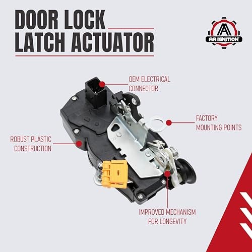 AA Ignition Rear Right Passenger Side Door Lock Latch Actuator Replacement by AA Ignition - Compatible with Cadillac, Chevy and GMC Vehicles - Escalade, Tahoe, Yukon - Replaces 15785127, 15896625, 931-109 - Image 3