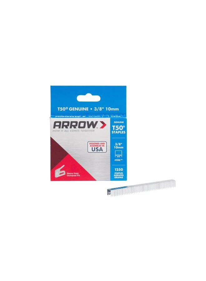 Arrow دبابيس A50624 T50، 3/8 بوصة (10 مم) - Image 1