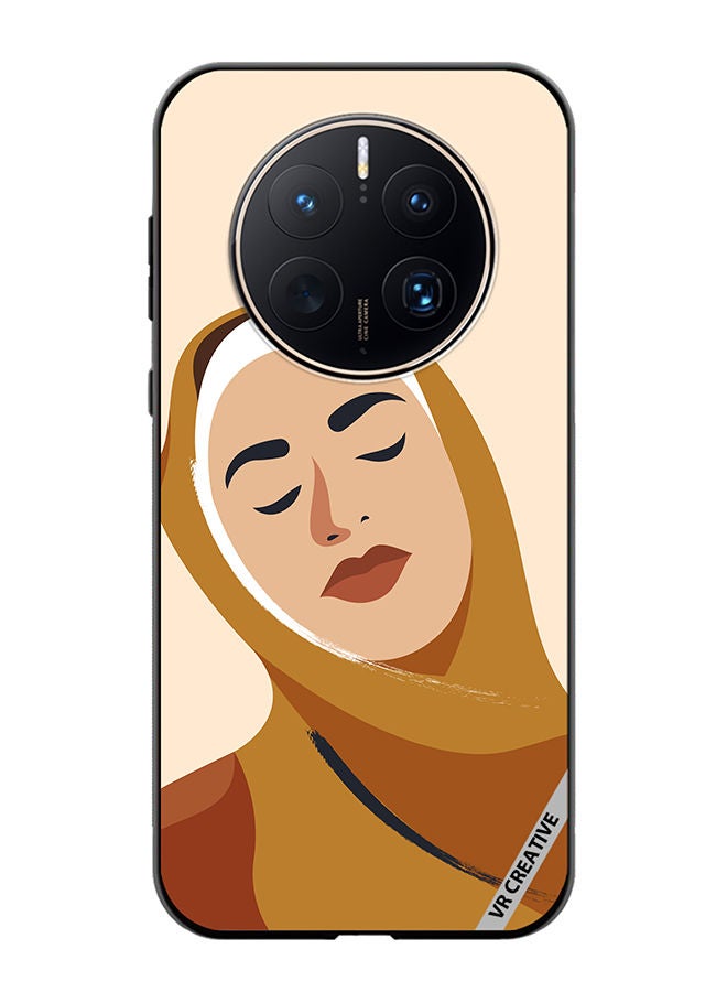 VR CREATIVE Protective Case Cover For Huawei Mate 50 Pro Cartoon Woman Shape Design Multicolour - Image 1