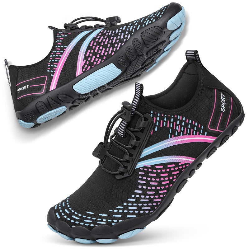 ATHMILE Hiking Barefoot Water Shoes for Women Men Beach Swim Aqua Pool River Quick Dry Athletic Wide Toe Outdoor Sport Kayaking Boating Rock Climbing Yoga Lake - Image 1