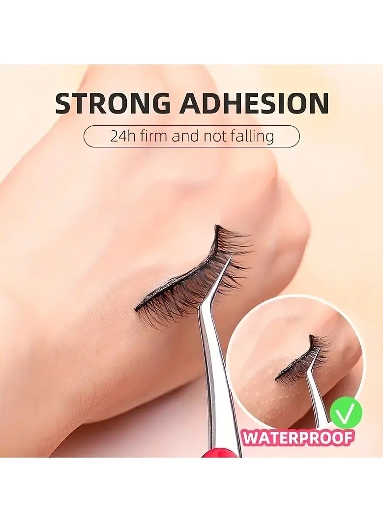 أوريتي 40 قطعة شريط جيلي ذاتي اللصق ، شريط رموش مزيف حساس لدرجة الحرارة ذاتي اللصق خالي من الغراء ، ناعم ولزج - Image 3