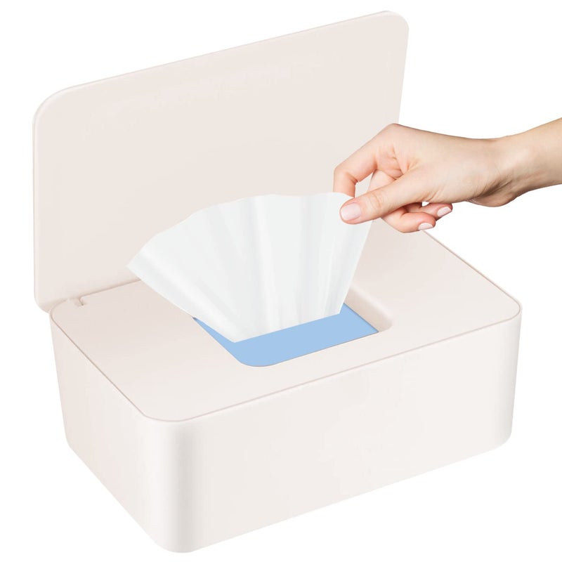 Abnaok Diaper Wipes Dispenser Baby Wipes Caseï¼ŒAbnaok Baby Wipe Holder Keeps Wipes Freshï¼ŒNon-Slip, Easy Open & Close Wipe Container - Image 1