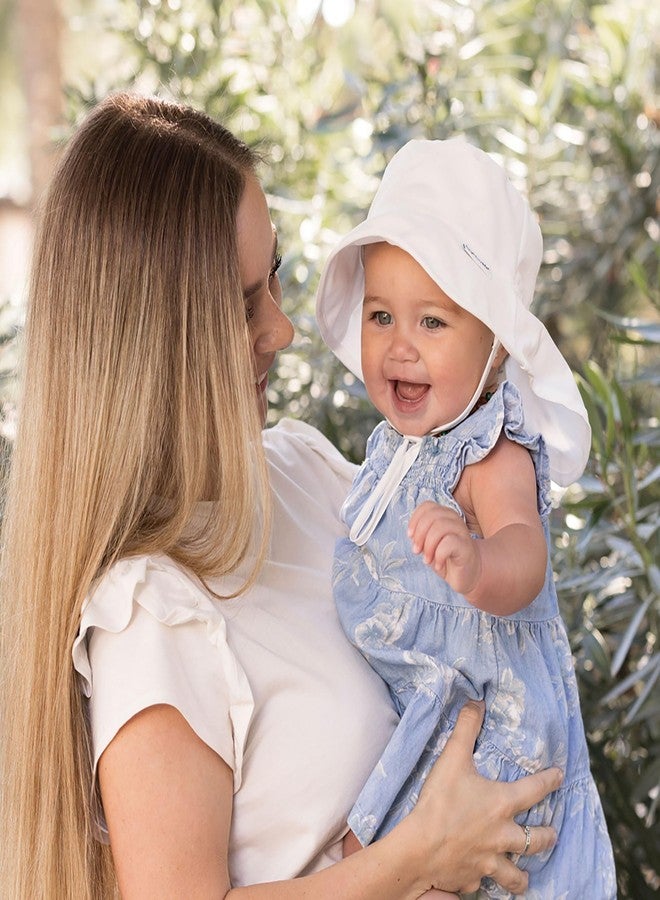 Tiny Twinkle Sun Protection Baby Flap Hat 2 Pack with UPF 50+ Sun Protection for Baby and Toddler Boys and Girls (Rose White,2-4 Years) - Image 2