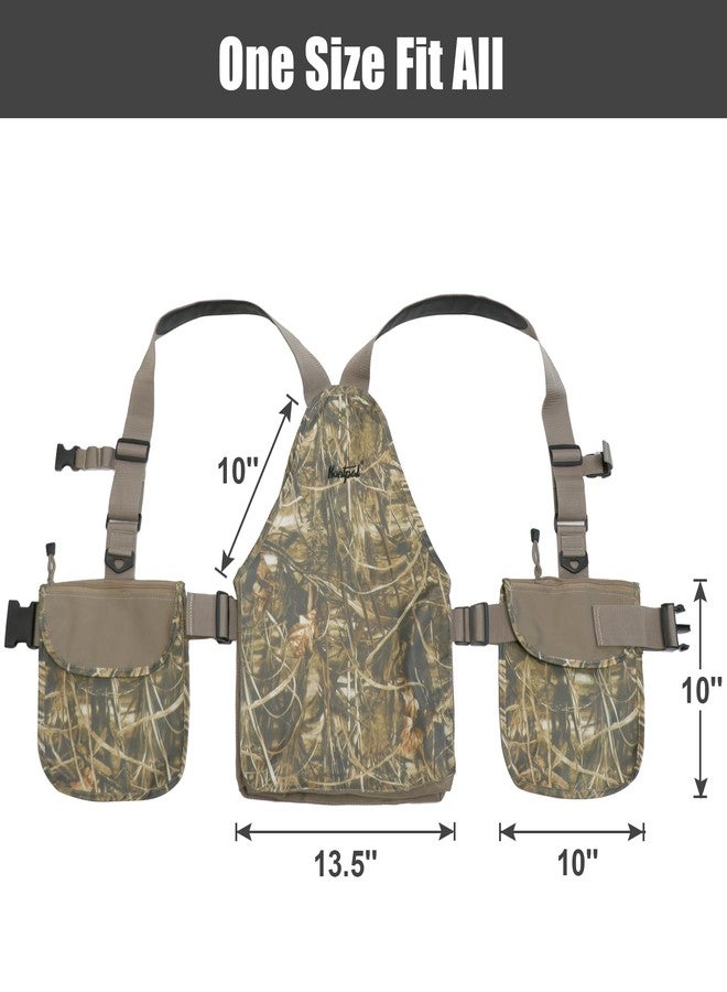 HUNTPAL Upland Bird Hunting Vest Tactical Backpack with Game Pouch, Pockets, Chest Strap and Waist Belt, Fit for Bird Hunting, Waterfowl Camo, 00-14 - Image 5