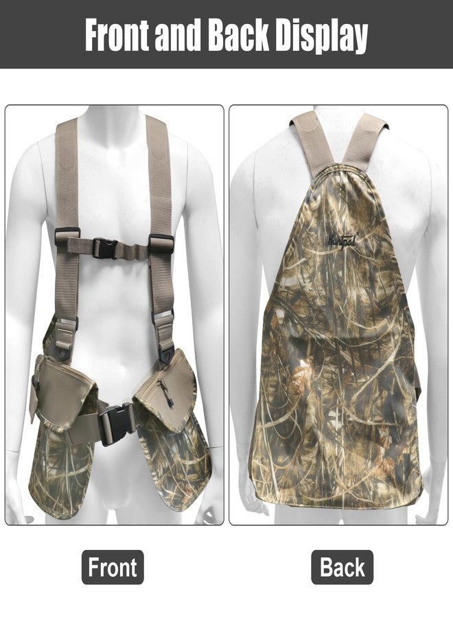 HUNTPAL Upland Bird Hunting Vest Tactical Backpack with Game Pouch, Pockets, Chest Strap and Waist Belt, Fit for Bird Hunting, Waterfowl Camo, 00-14 - Image 3